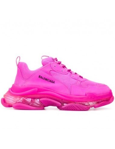 Balenciaga Triple S Clear Sole Sneakers  Pink for Women