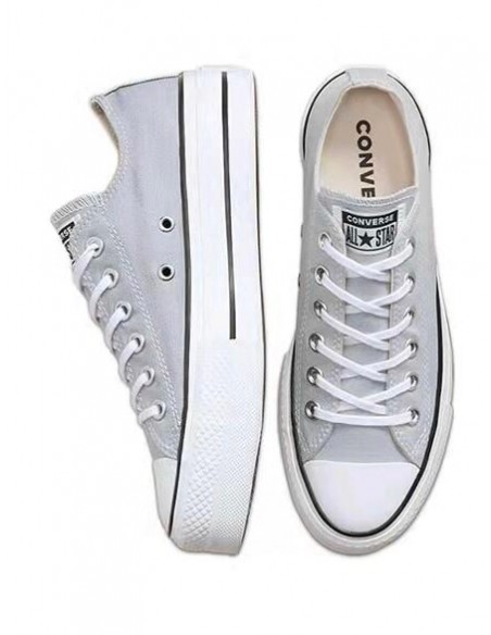 Converse discount grises plataforma