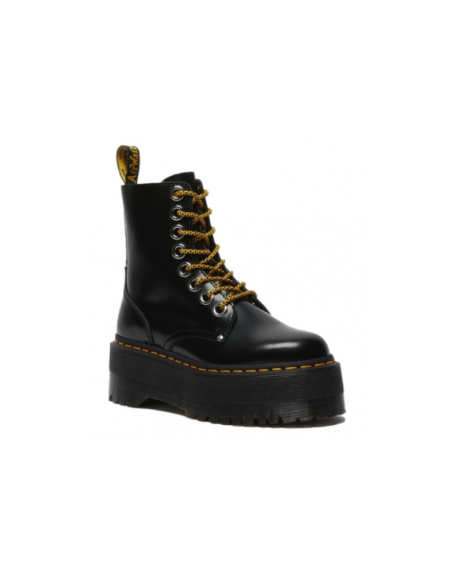 botas dr martens plataforma cordones amarillos